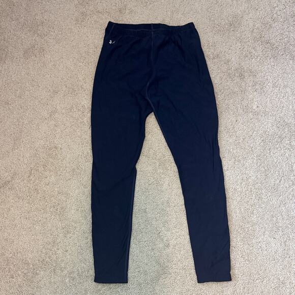 Under Armour Midnight Blue Lined Leggings Tights Women's Large - Picture 1 of 5